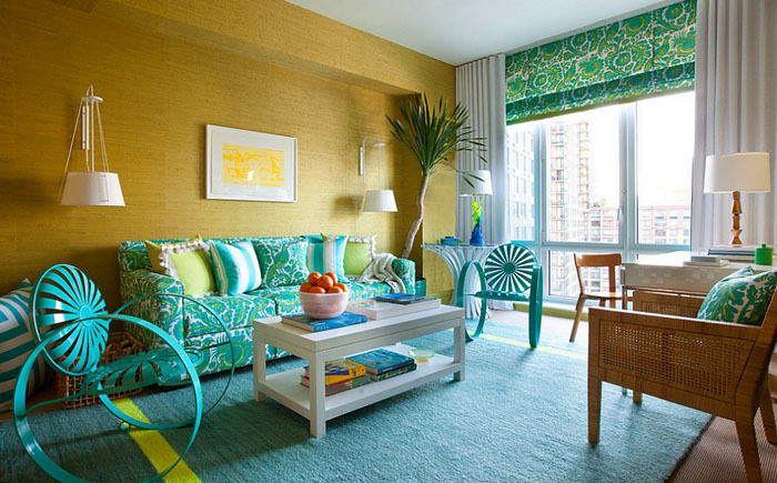 Ненудний дизайн інтер’єру вітальні